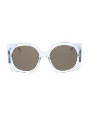 Courreges Elegant Sunglasses With International Fit - Gray