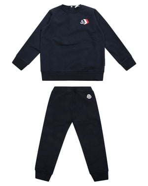 Moncler Mini Knitwear Outfit Ensemble - Blue