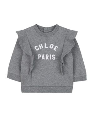 Chloé Logo Sweatshirt - Gray