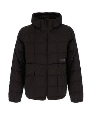 Pas Normal Studios Off-Race Down Liner Tech Fabric Jacket With Zip Closure - Black