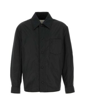Ami Paris Taffetas Padded Ami De Coeur Overshirt - Black