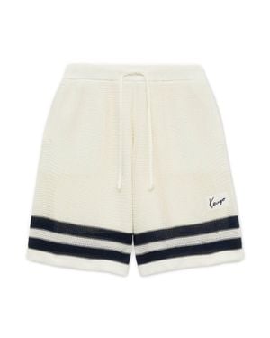 KENZO Athletic Shorts With Customized Waist - White