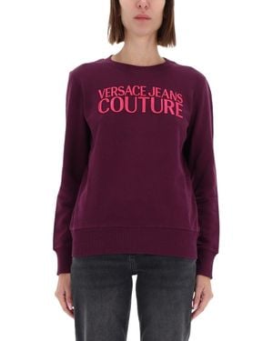 Versace Jeans Couture Cozy Sweatshirt - Purple