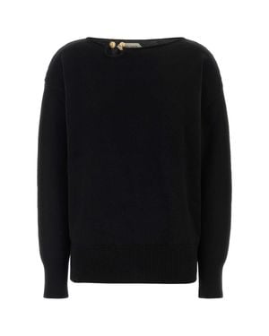 Alberta Ferretti Wool Blend Sweater - Black