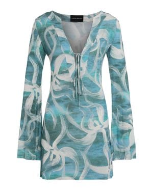Louisa Ballou Viscose Dress - Blue