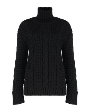 Moncler Genius Turtleneck Sweater Virgin Wool - Black