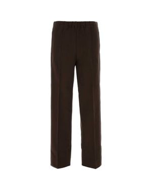 Miu Miu Stretch Viscose Blend Pant - Black