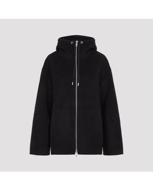 Studio Nicholson Etna Zip-Through Hooded Jacket - Black