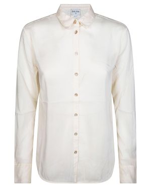 forte_forte Cotton-Silk Sail Regular Shirt - White