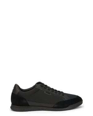 BOSS Minimalist Low-Top Sneakers - Black