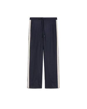 Max Mara Relaxed-Fit Soft Wool Pants - Blue