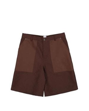 CASABLANCA Monogram Cargo Shorts For - Brown