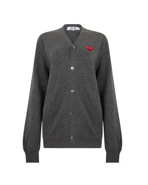 COMME DES GARÇONS PLAY Wool Cardigan For - Gray