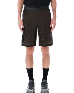 and wander Breath Rip Short Pants - Black