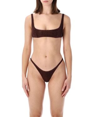 Oséree Oséree Swimwear Lumière Sportini Bikini - Natural