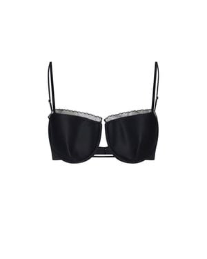 Givenchy Second-Skin Silk-Blend Bodysuit For - Black