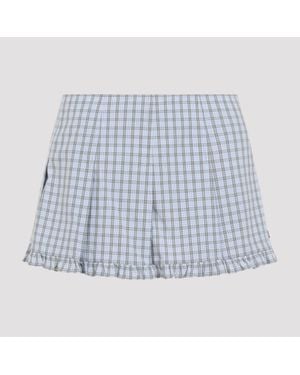 Miu Miu Mini Skirt - Blue