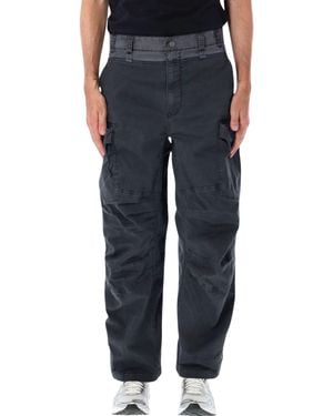 DIESEL Cargo Pants With Relaxed Fit - Black