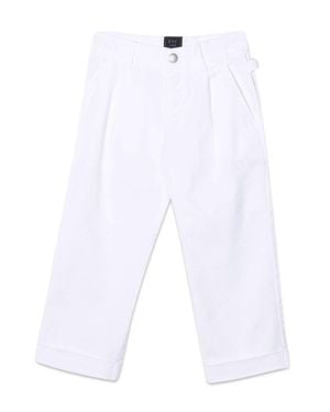 Fay Fabric Pants - White