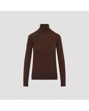 Ermanno Scervino Turtleneck - Brown