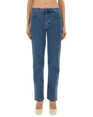 Burberry Straight Fit Jeans - Blue