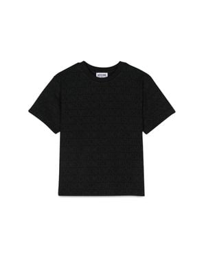 Moschino Maxi T Shirt M/C - Black