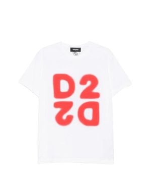 DSquared² Cotton T-Shirt For - Red