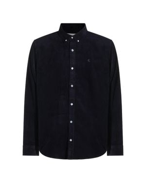 Carhartt Long-Sleeve Madison Cord Shirt - Blue