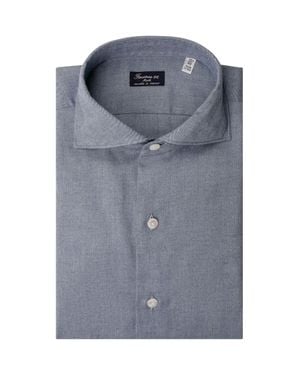 Finamore 1925 Milan Eduardo Shirt - Blue