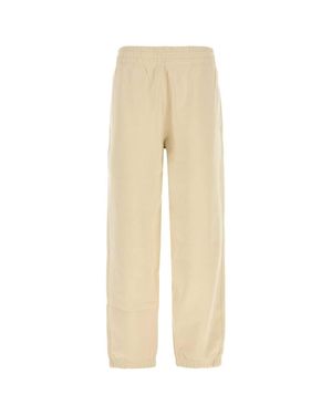 Burberry Sand Cotton Sweatpants - Natural