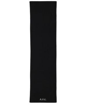 A.P.C. Wool Scarf - Black