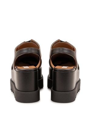 Stella McCartney Ethendse Mini Slingback Sandals - Black