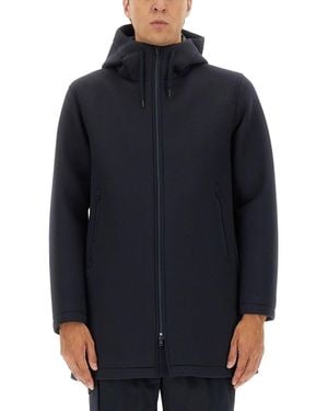 Herno "In Scuba" Long Parka - Blue