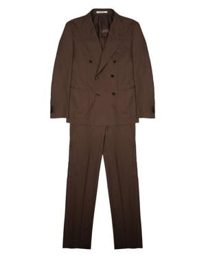Tagliatore Sophisticated Suit - Brown