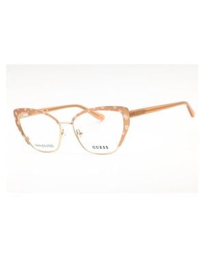 Guess Sleek Metal Cat-Eye Eyeglasses - Multicolor
