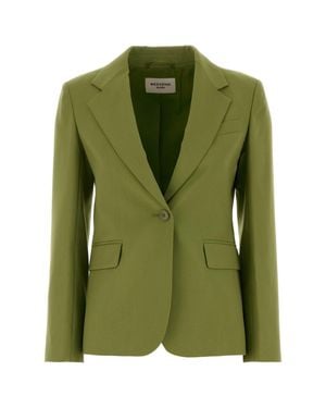 Weekend Wool Lamine Blazer For - Green