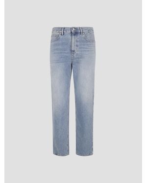 Gucci Washed Cigarette Pants - Blue
