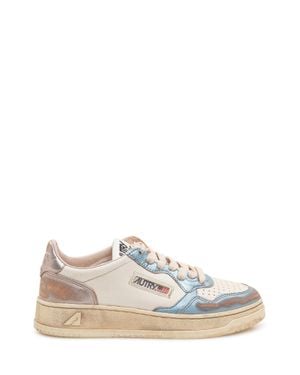 Autry Vintage Low-Top Sneakers - White