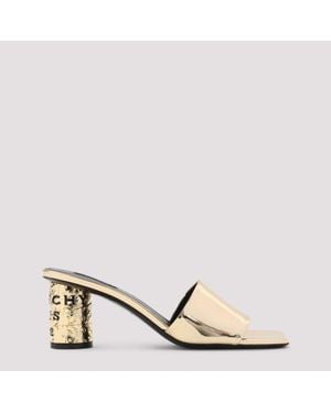Givenchy Tape Heeled Mules - Natural