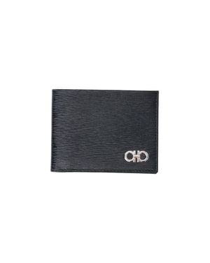 Ferragamo 100% Leather Wallet - Black