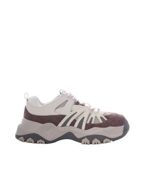 Patrizia Pepe Chunky Trail Sneaker - Gray