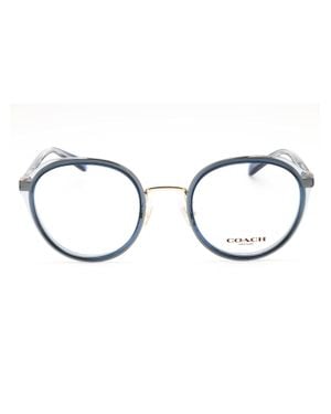 COACH Stylish Metal Round Eyeglasses - Brown