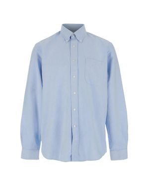 Sebago 100% Cotton Button-Down Shirt - Blue