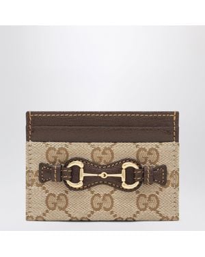 Gucci Horsebit Card Holder - Metallic