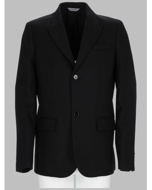 Balenciaga Sartorial Single-Breasted Wool Jacket - Black