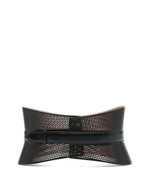 Alaïa Elegant Mini Bustier For - Black
