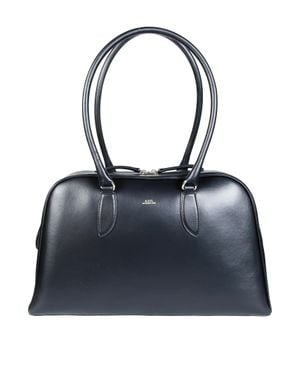A.P.C. A. P.C. Leather Shoulder Bag - Blue