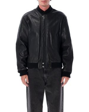Isabel Marant Blaike Leather Bomber - Black