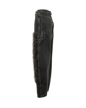 DARKPARK Audery Double Knee Workwear Pants - Black