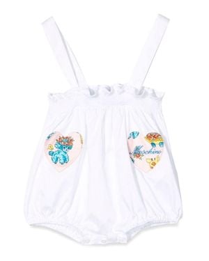 Moschino Short+Hat - White